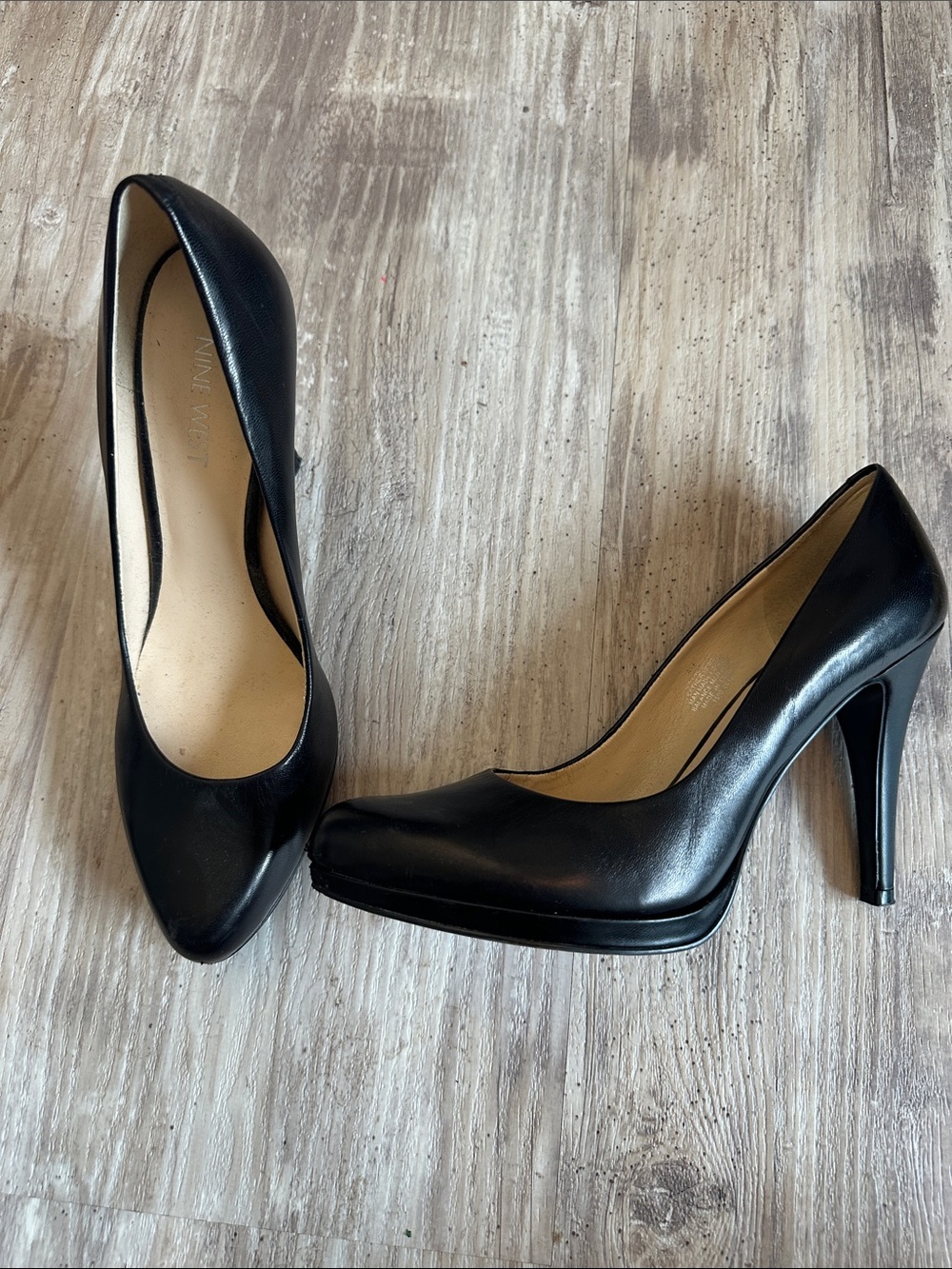 Nine West Classic Black High Heel Pumps - Women's Stylish Court Shoes - Picture 1 of 10